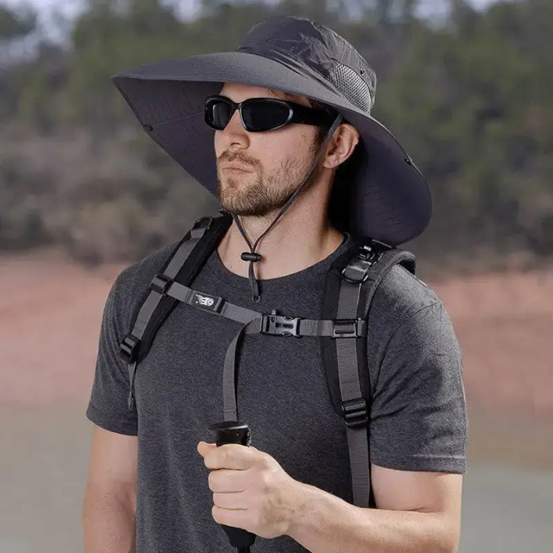 Chapeau de randonnée solaire