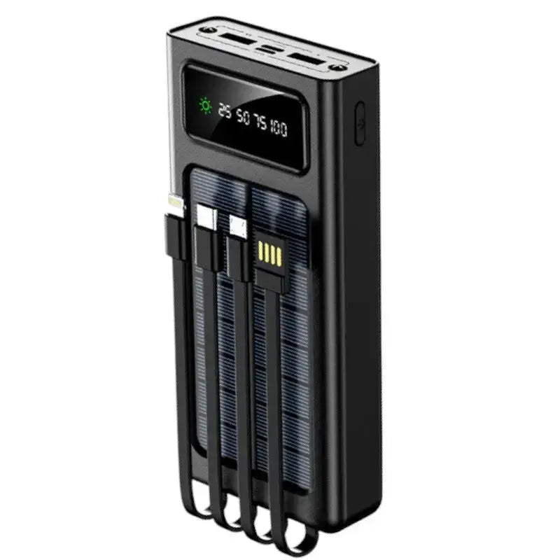 Chargeur solaire avec batterie portable basique