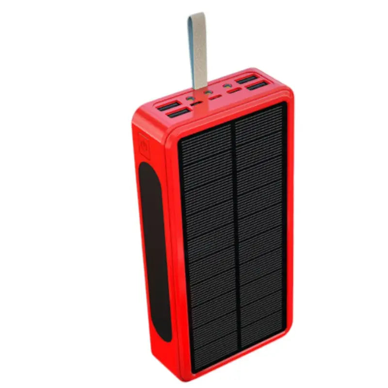 Chargeur solaire militaire rouge portable
