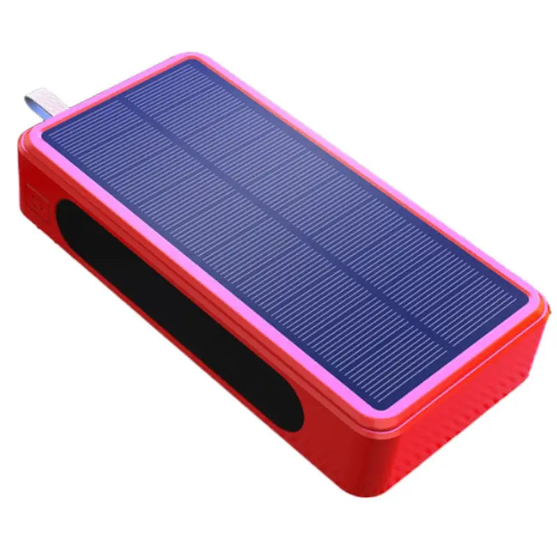 Chargeur solaire militaire rouge portable