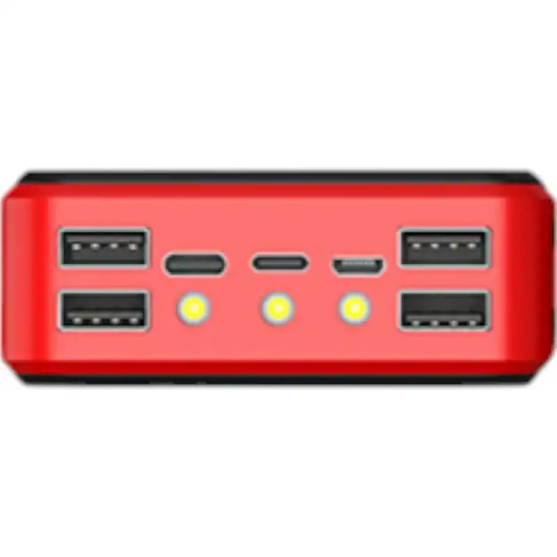 Chargeur solaire militaire rouge portable