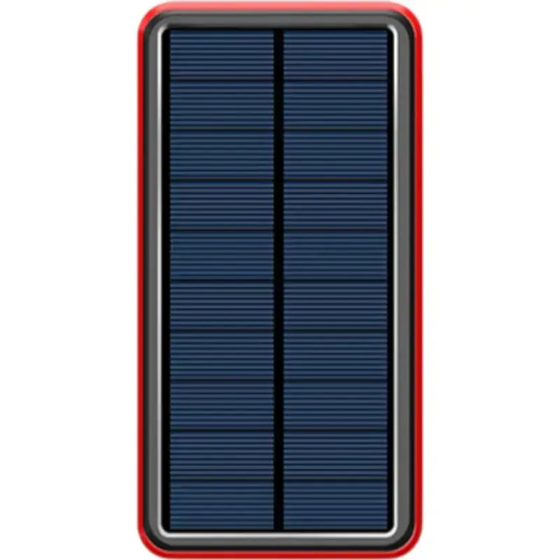 Chargeur solaire militaire rouge portable
