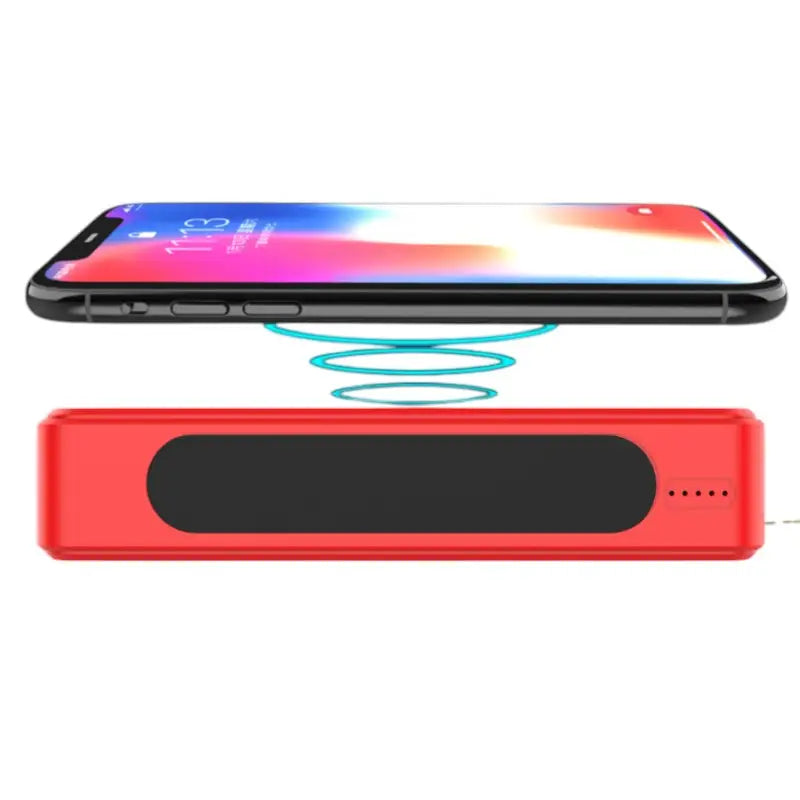 Chargeur solaire militaire rouge portable