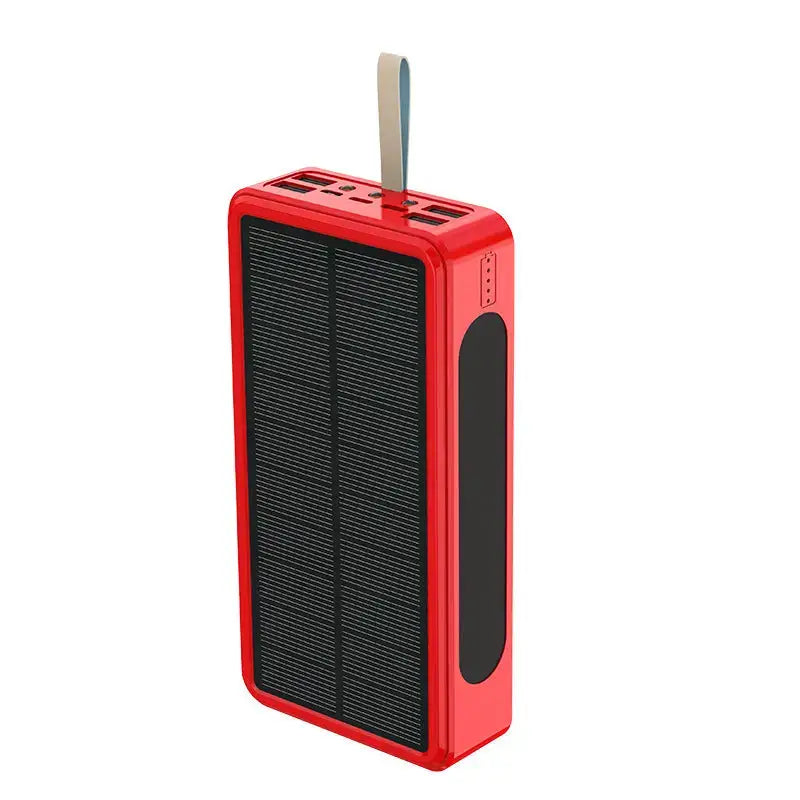 Chargeur solaire militaire rouge portable