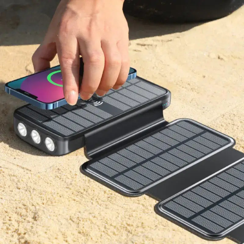 Chargeur solaire pour portable avec batterie