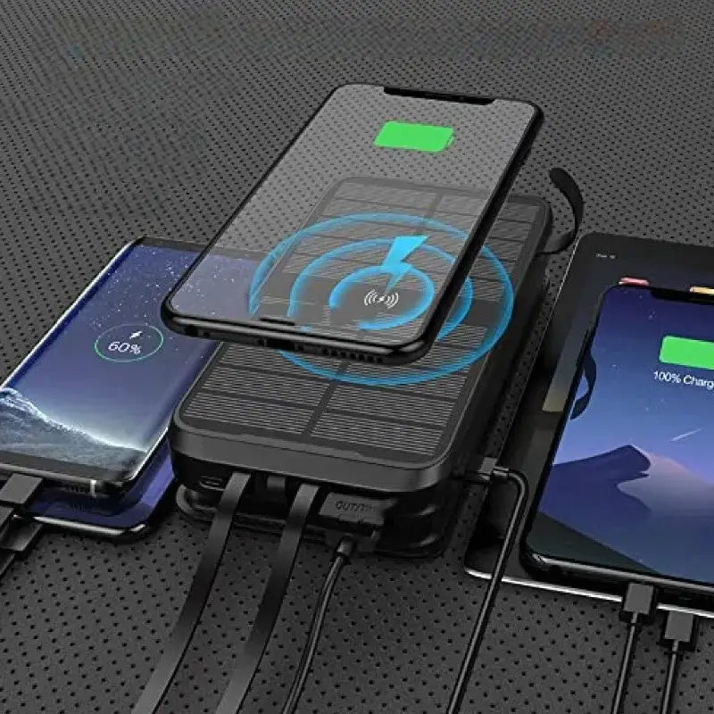 Chargeur solaire pour portable avec batterie