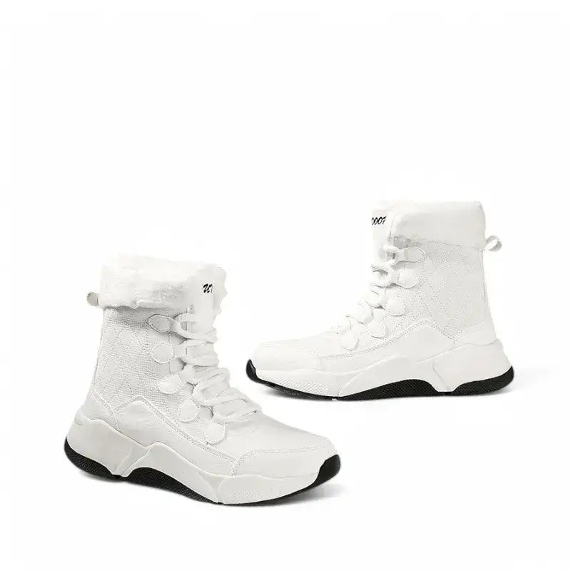 Chaussure femme grand froid fourrée noire