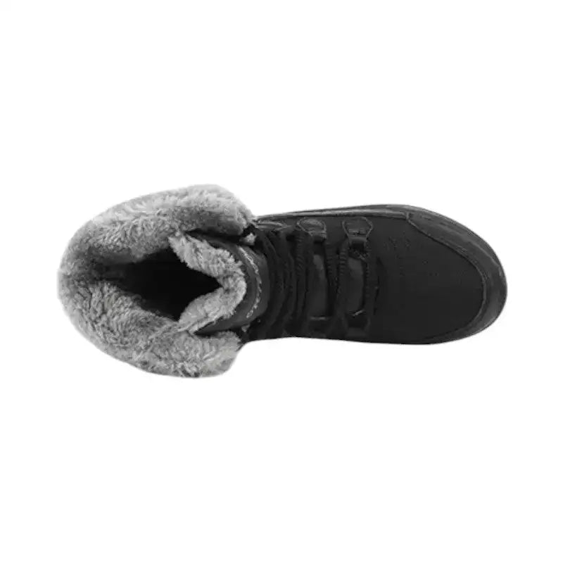Chaussure femme grand froid fourrée noire