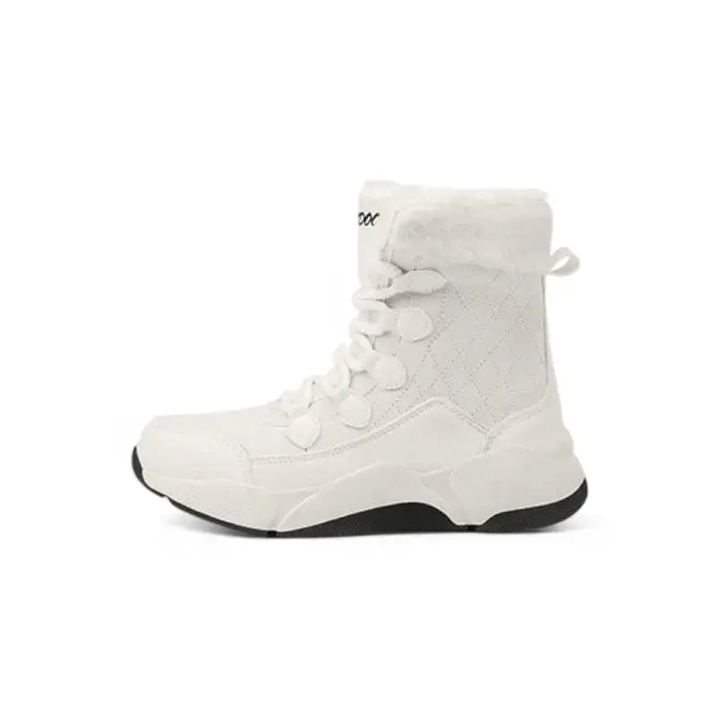 Chaussure femme grand froid fourrée noire