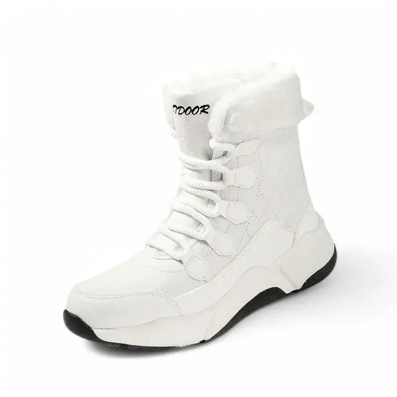 Chaussure femme grand froid fourrée noire