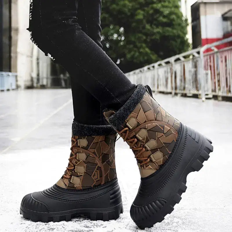 Chaussure grand froid antidérapante femme urbaine