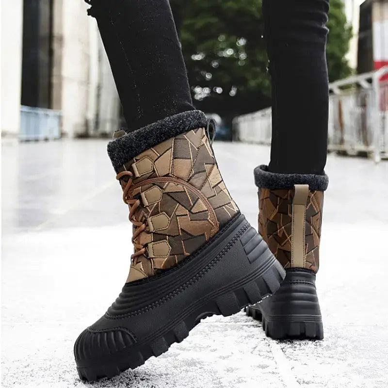 Chaussure grand froid antidérapante femme urbaine