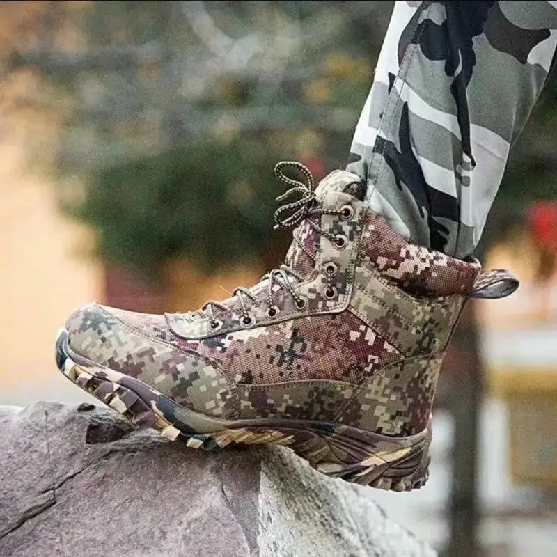 Chaussure grand froid camo fourrée laine