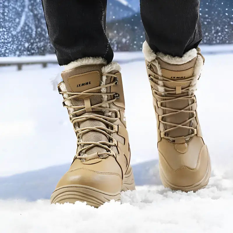 Chaussure grand froid imperméable beige