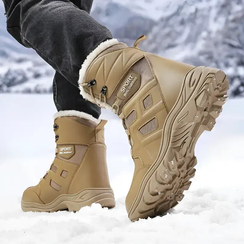 Chaussure grand froid imperméable beige
