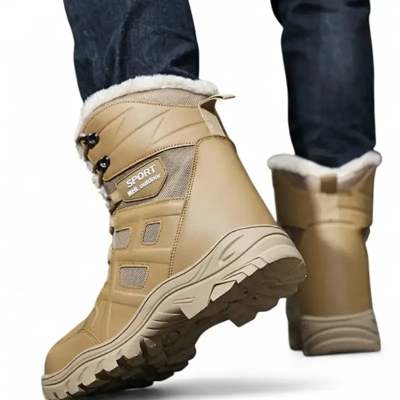 Chaussure grand froid imperméable beige