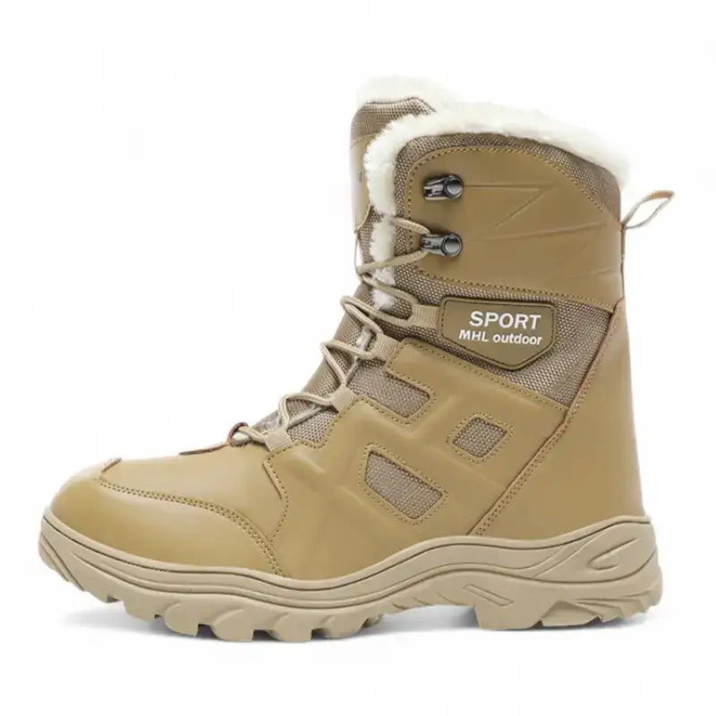 Chaussure grand froid imperméable beige