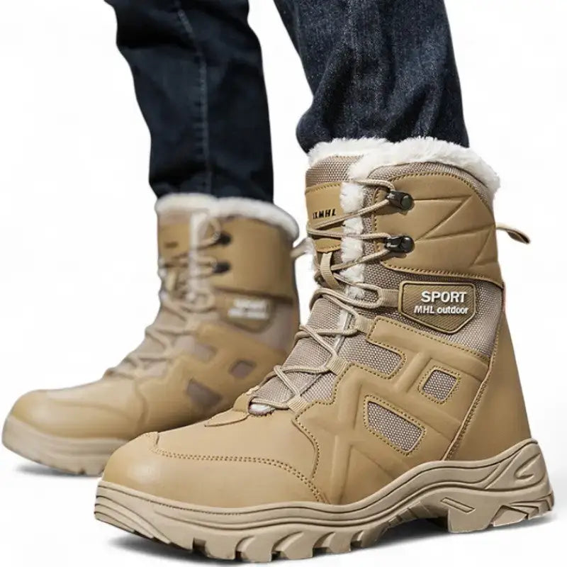 Chaussure grand froid imperméable beige
