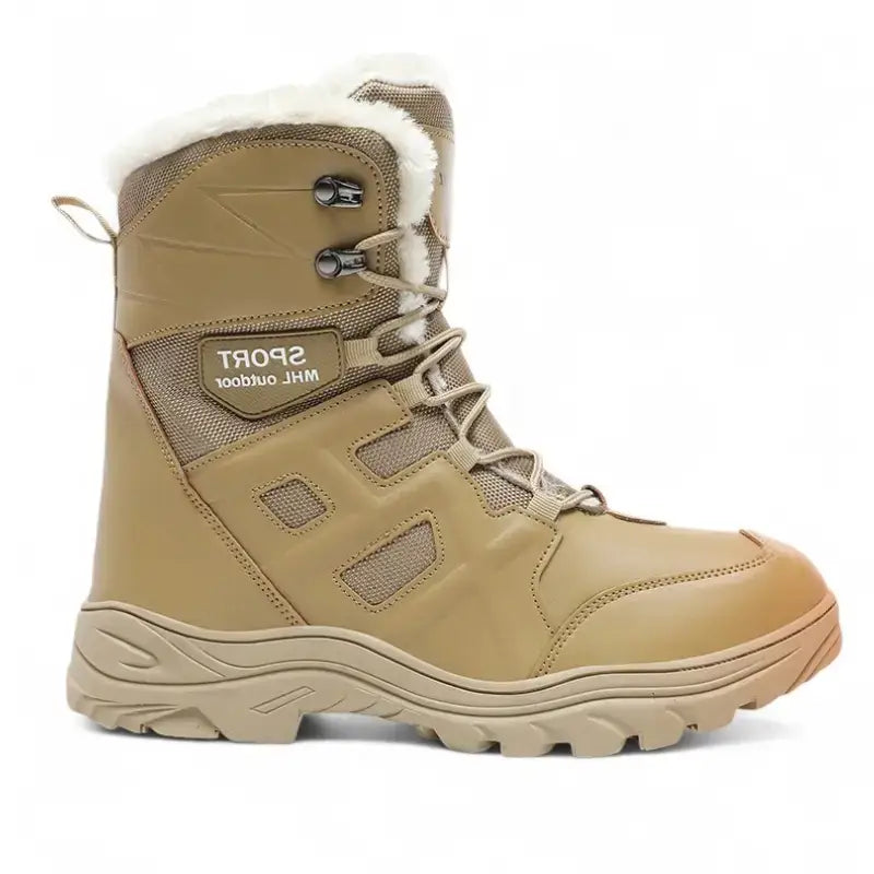 Chaussure grand froid imperméable beige