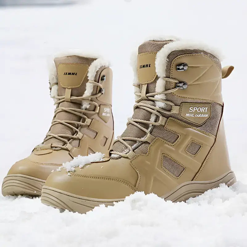 Chaussure grand froid imperméable beige