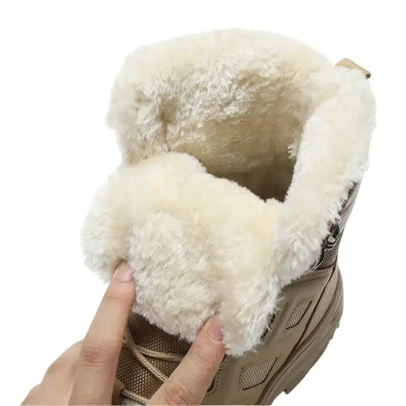 Chaussure grand froid imperméable beige