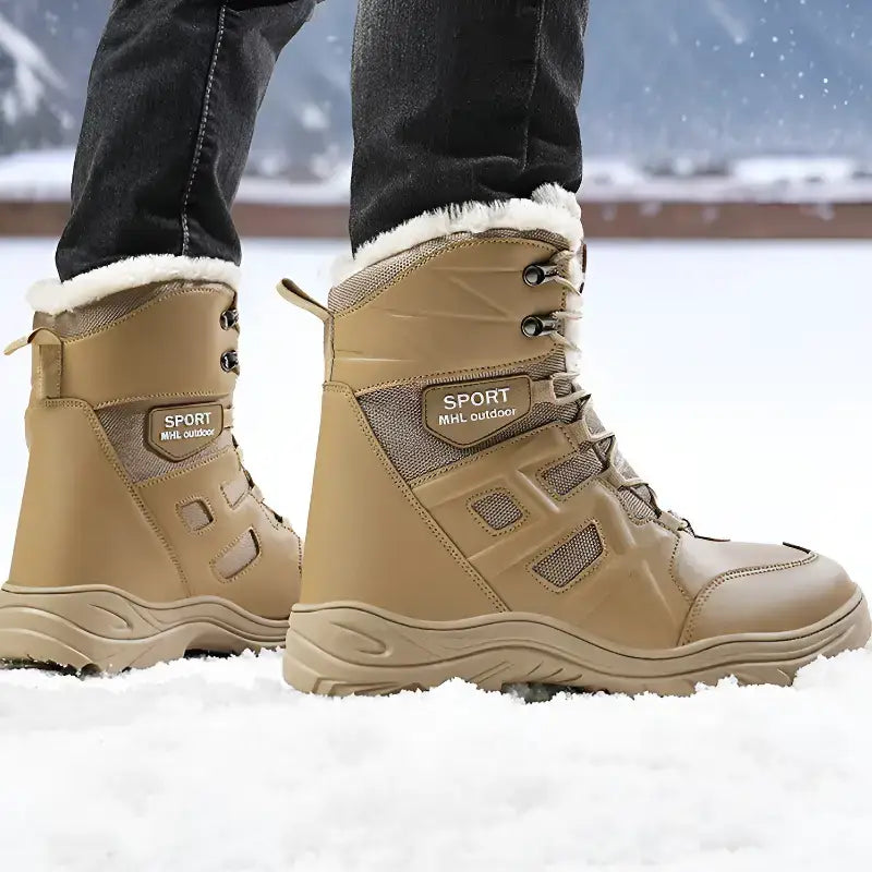 Chaussure grand froid imperméable beige