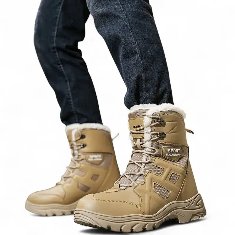 Chaussure grand froid imperméable beige