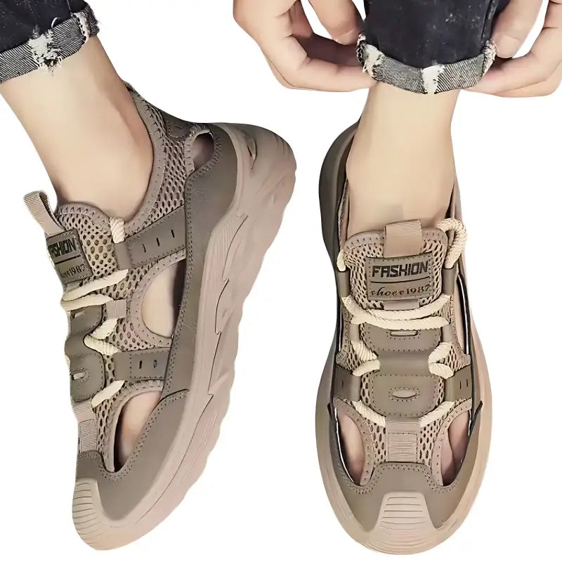 Chaussure homme randonnée lacets sportive