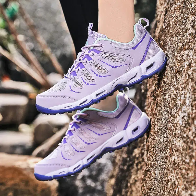 Chaussure de marche outdoor femme violette