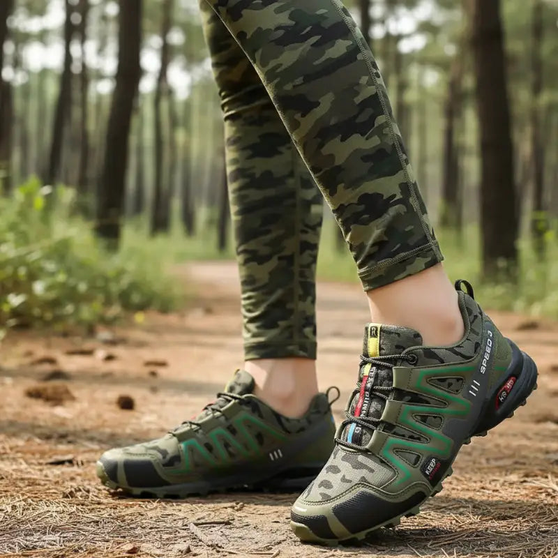 Chaussure randonnée femme sentier camping