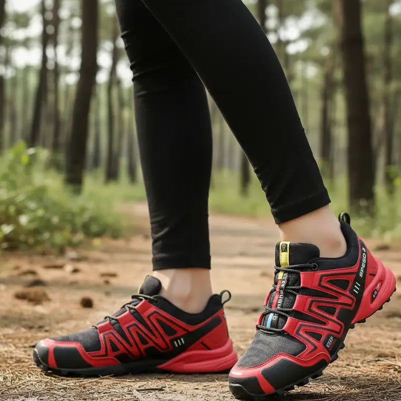 Chaussure randonnée femme sentier camping