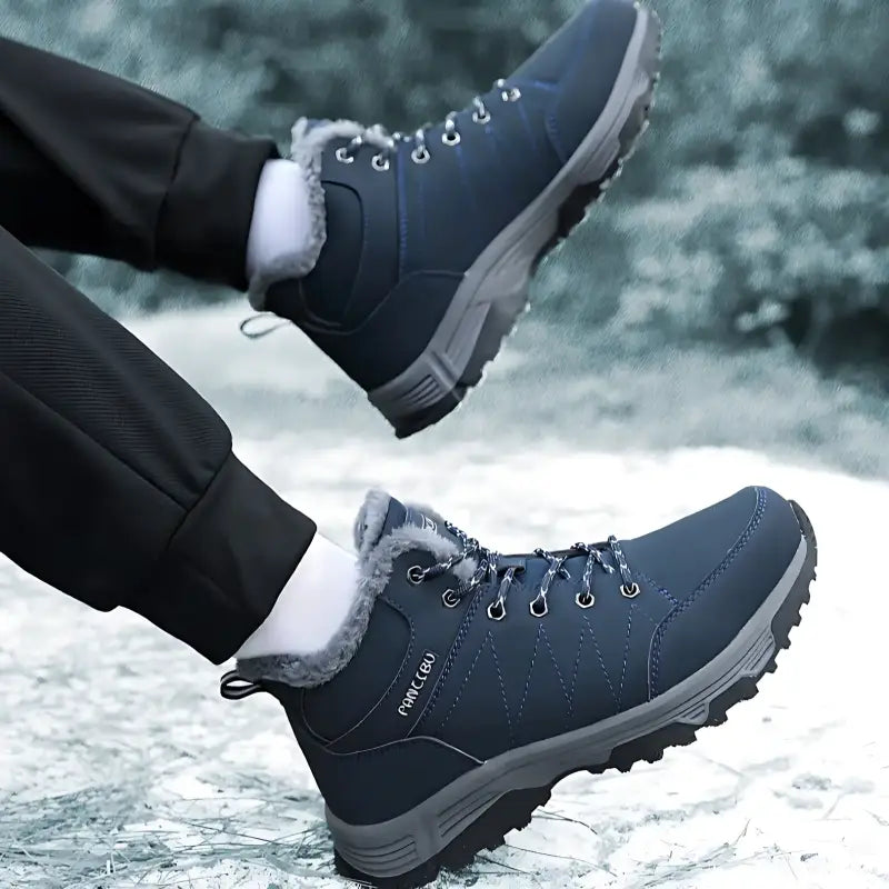 Chaussure de randonnée hiver femme isolée