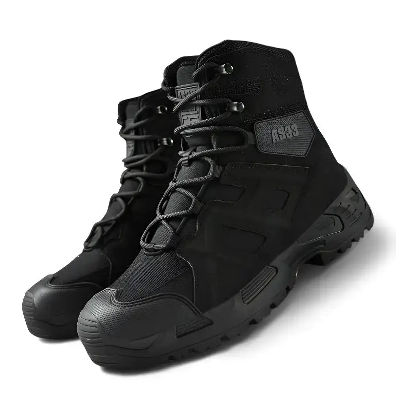 Chaussure randonnée homme cuir tactique
