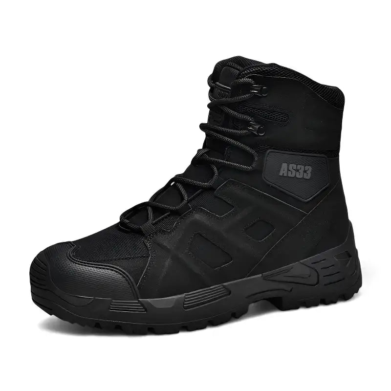 Chaussure randonnée homme cuir tactique
