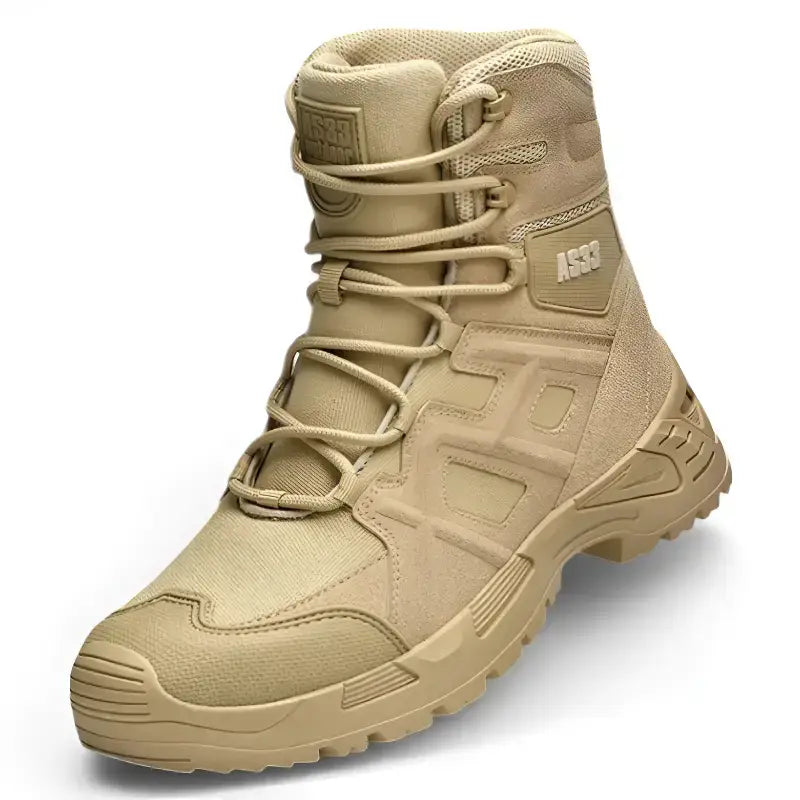Chaussure randonnée homme cuir tactique