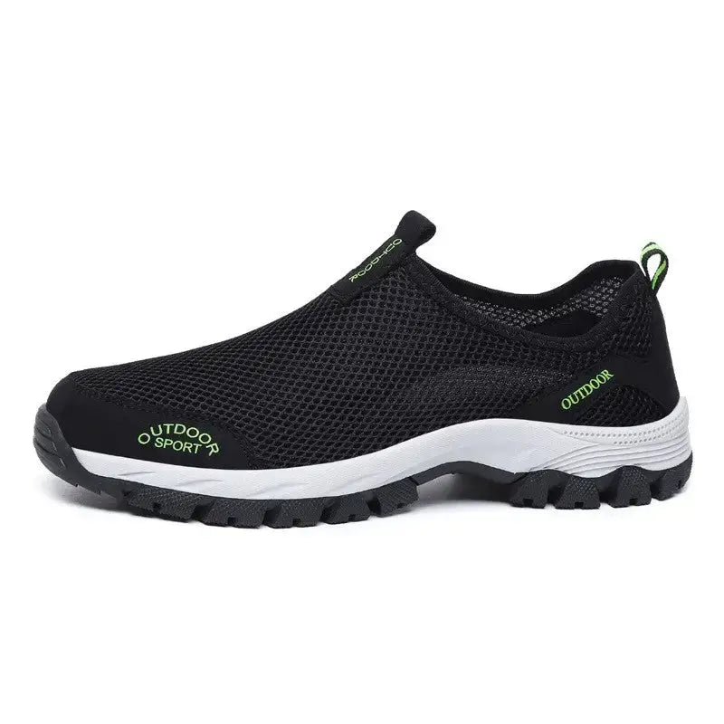 Chaussure randonnée homme sans lacet mesh