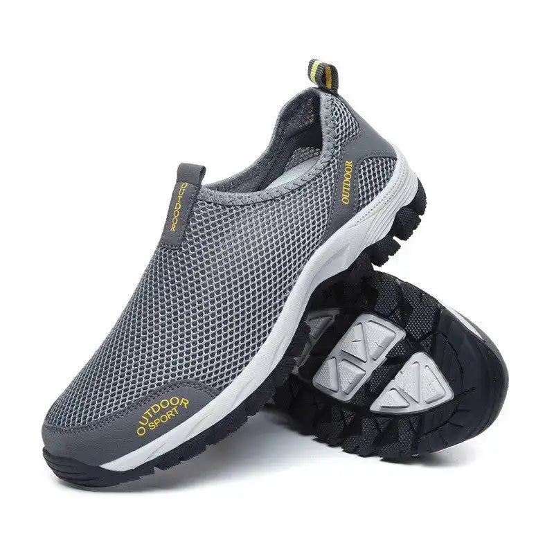 Chaussure randonnée homme sans lacet mesh