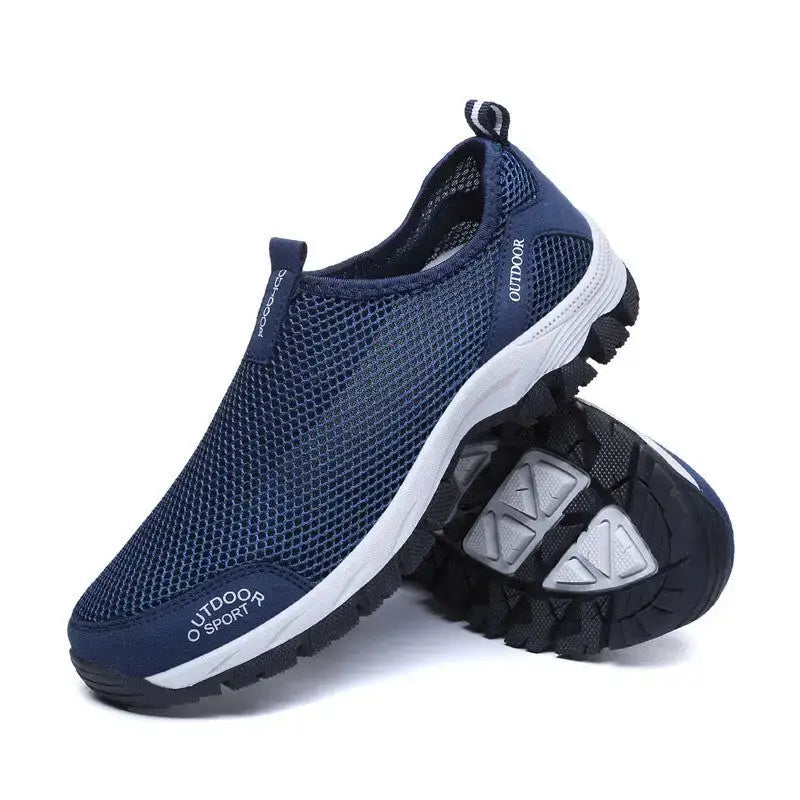 Chaussure randonnée homme sans lacet mesh