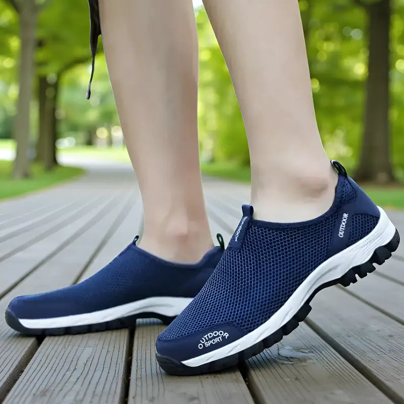 Chaussure randonnée homme sans lacet mesh