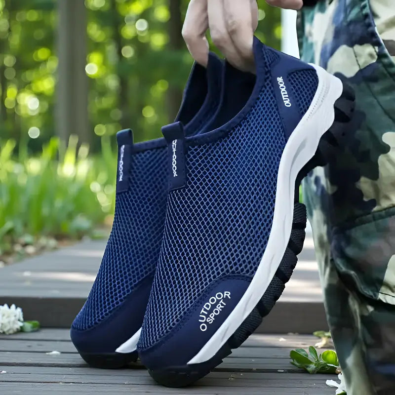Chaussure randonnée homme sans lacet mesh