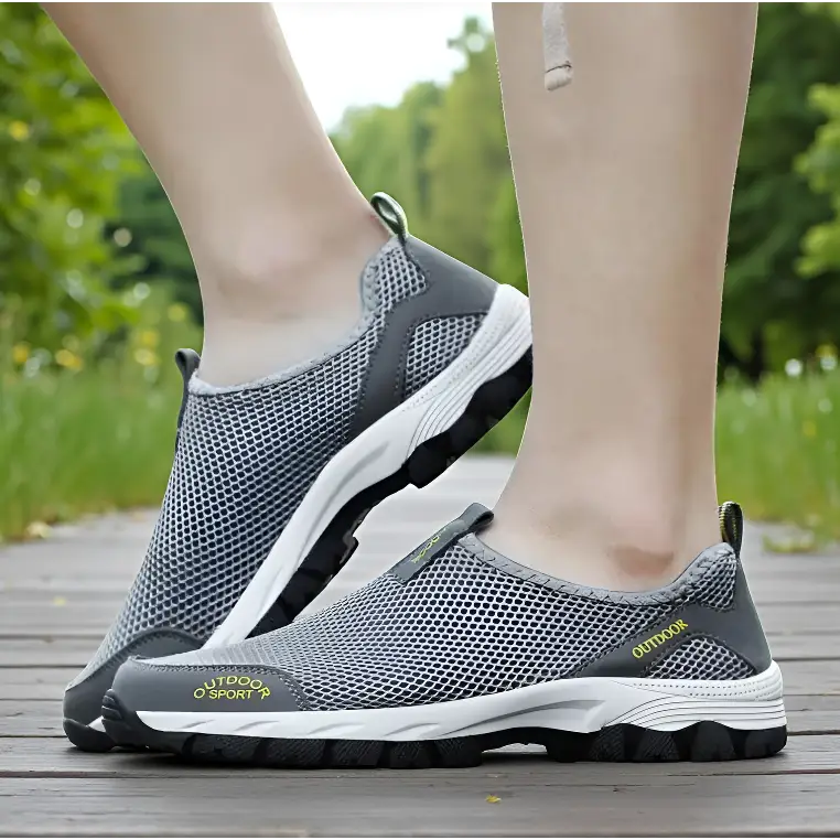 Chaussure randonnée homme sans lacet mesh