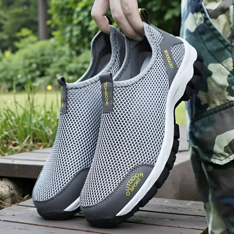 Chaussure randonnée homme sans lacet mesh