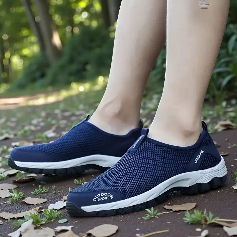 Chaussure randonnée homme sans lacet mesh