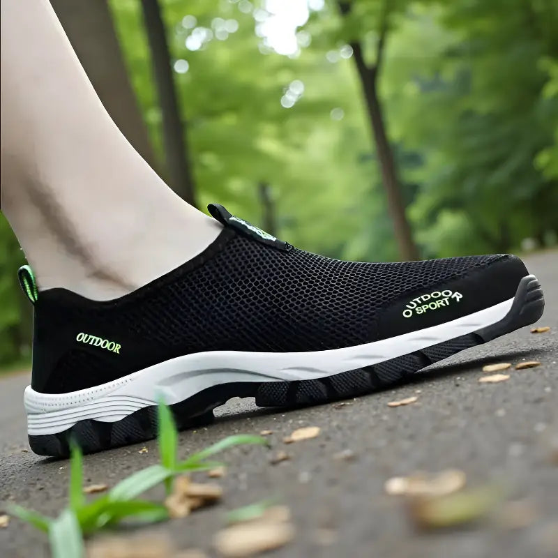 Chaussure randonnée homme sans lacet mesh