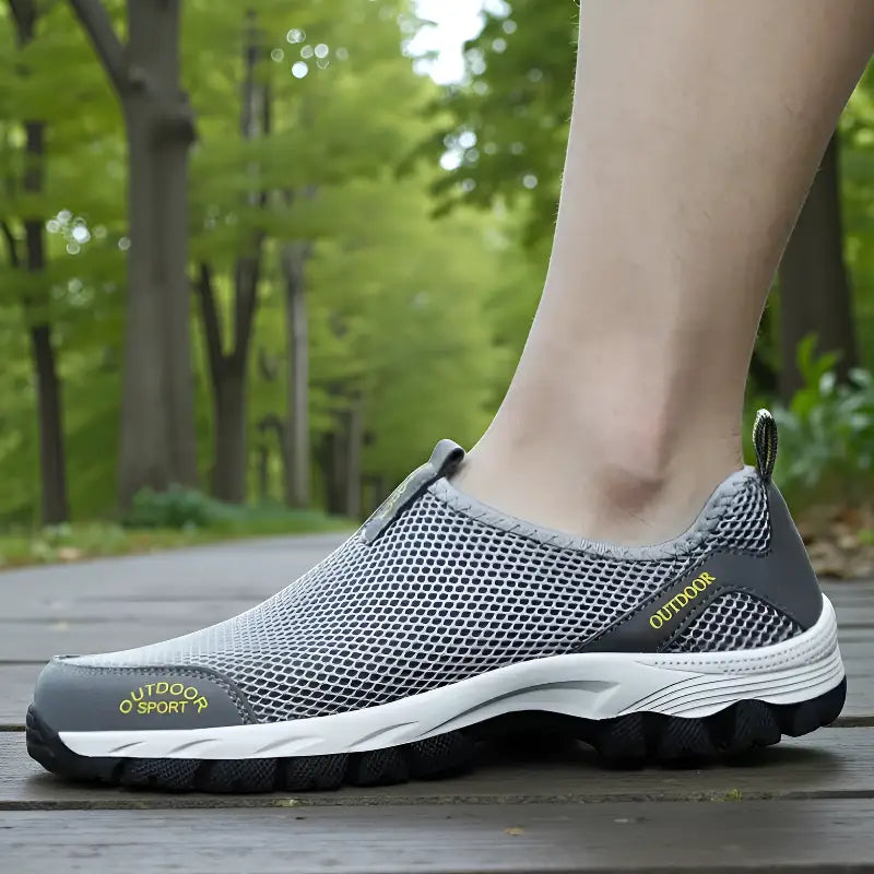 Chaussure randonnée homme sans lacet mesh