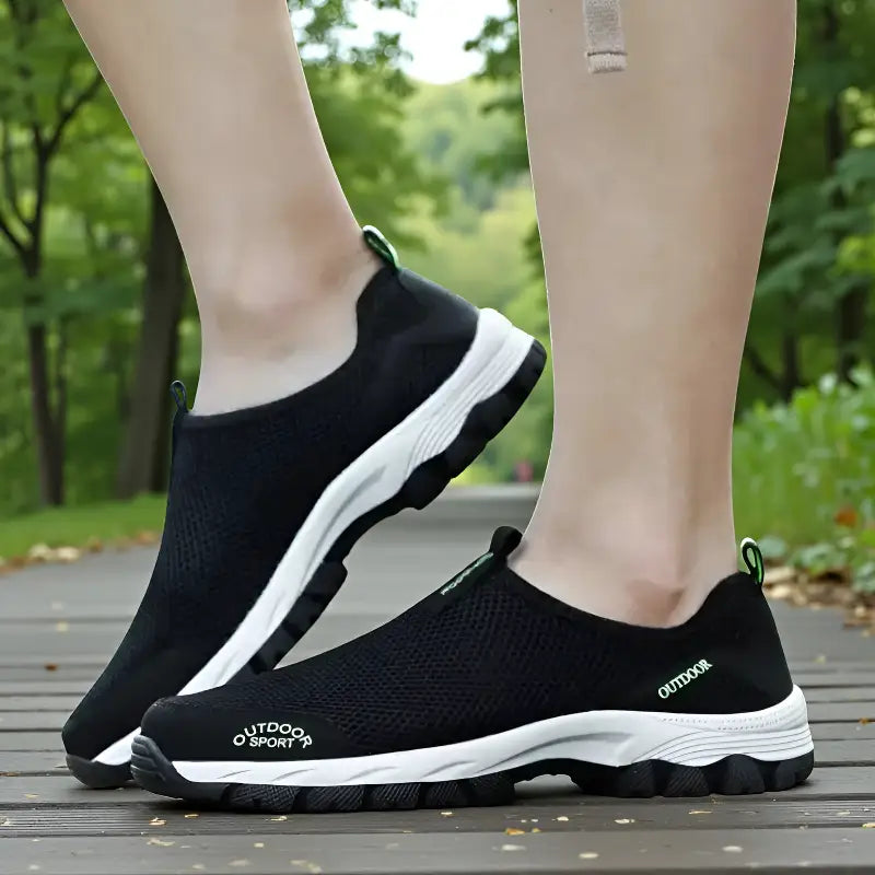 Chaussure randonnée homme sans lacet mesh