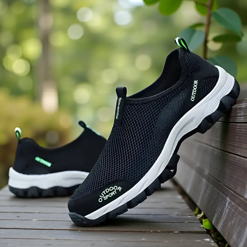 Chaussure randonnée homme sans lacet mesh