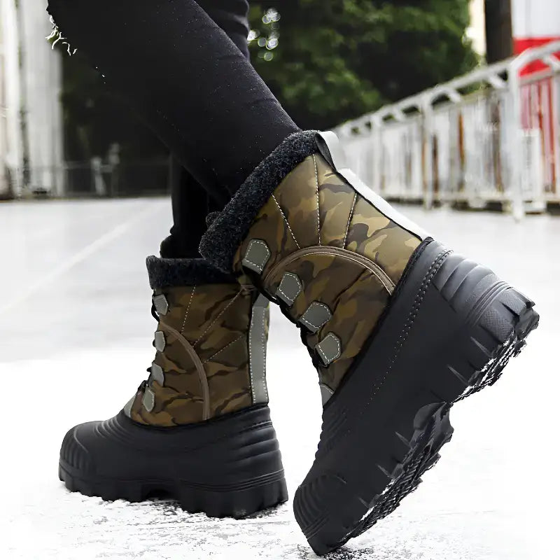 Chaussures grand froid fourrure chaudes