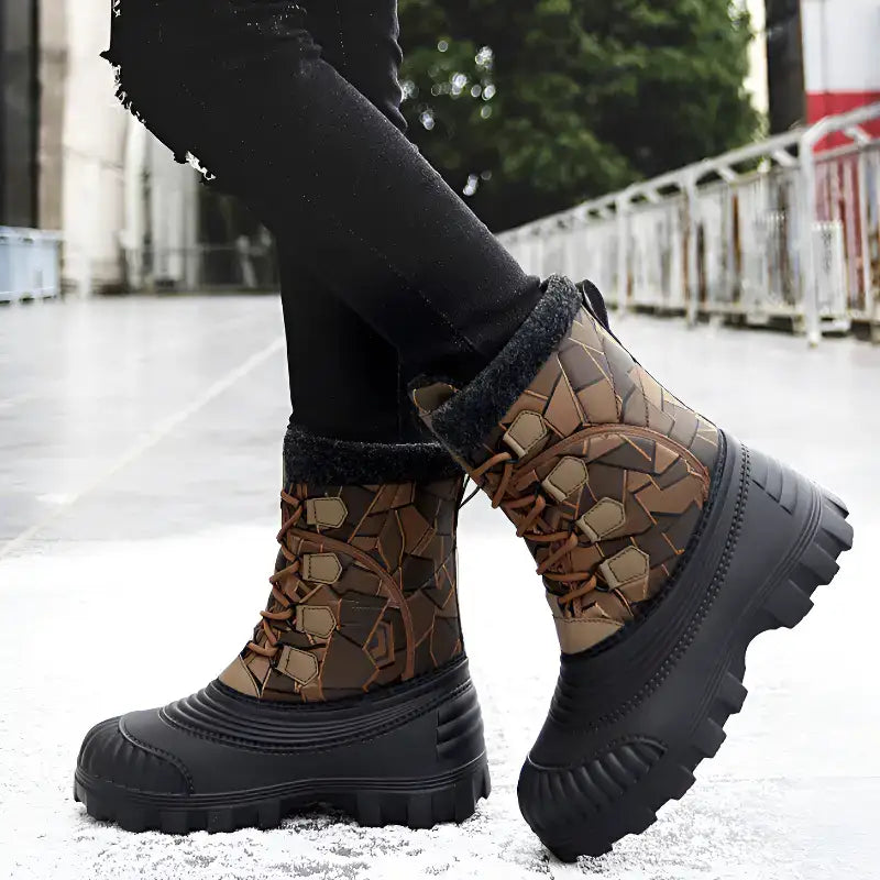 Chaussures grand froid fourrure chaudes