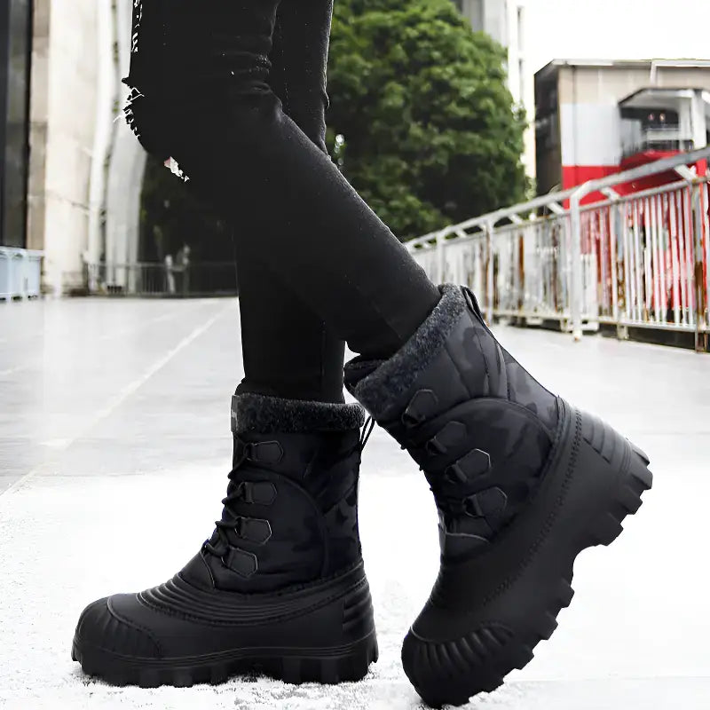 Chaussures grand froid fourrure chaudes